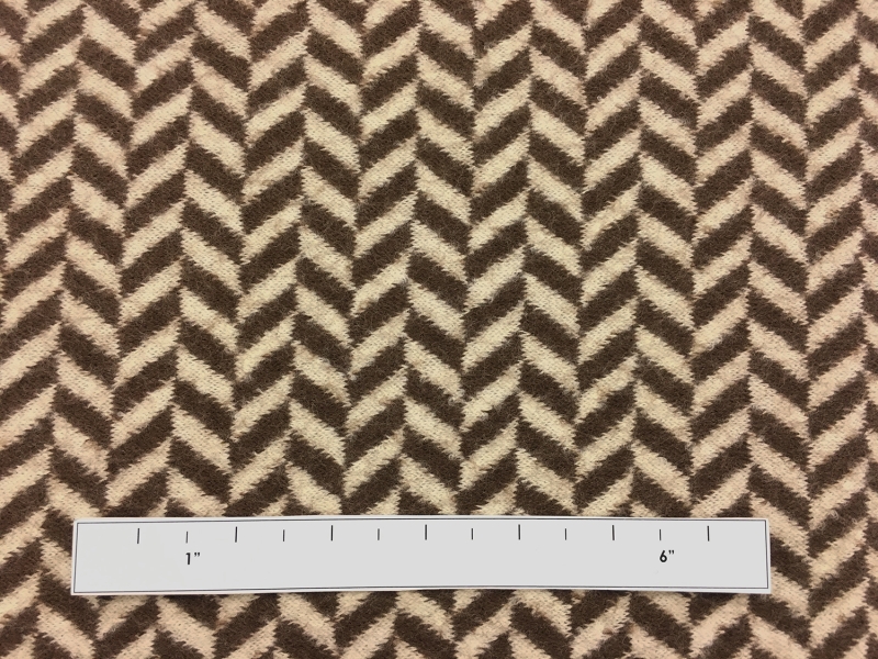 Virgin Wool Felted Knit Herringbone1