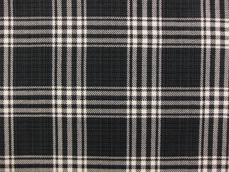 Cotton Upholstery Plaid Print 0