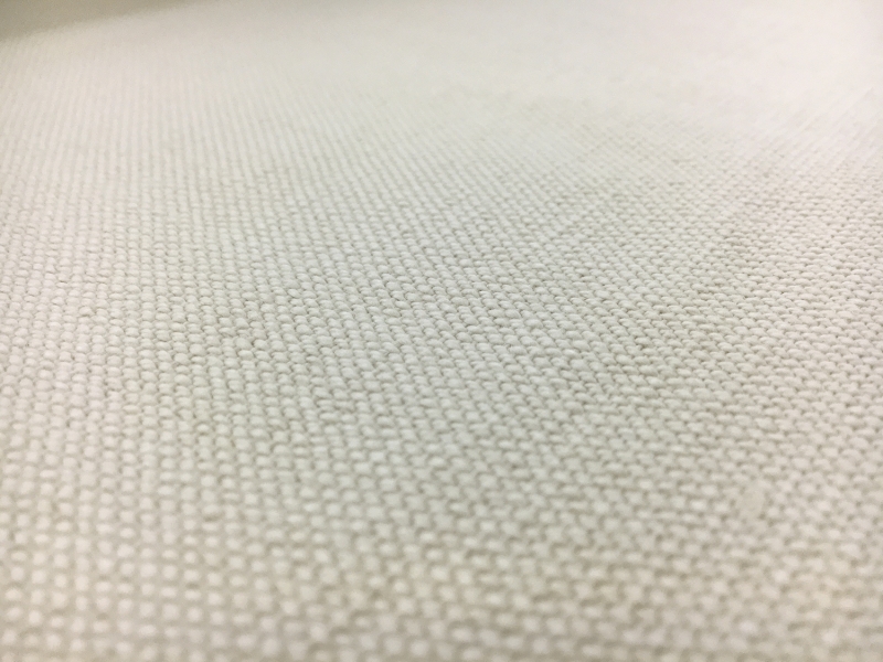 Linen and Cotton High Performance Upholstery in Chalk0