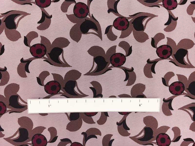 Silk Damask with Medieval Floral Motifs1