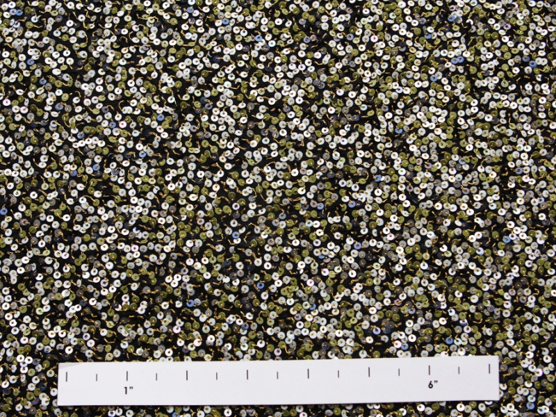 Sequins on Silk Chiffon1