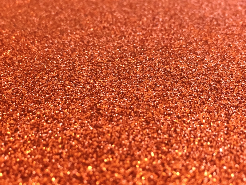 Heat Transfer Polyester Glitter Adhesive in Orange1