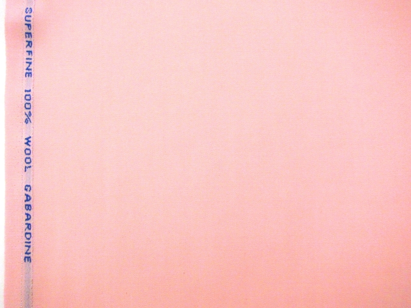 Wool Gabardine in Pink0