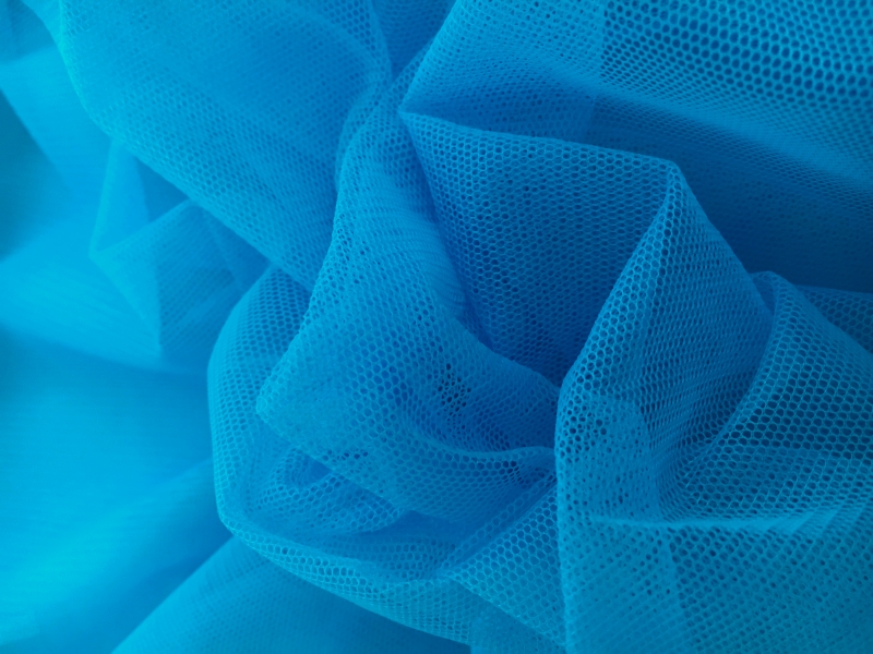 Nylon Bobbinet in Turchese0