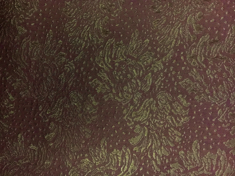 Metallic Jacquard with Light Floral Motifs0