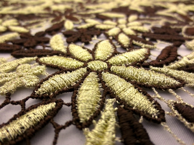 Metallic Guipure Lace2