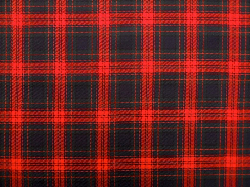 Virgin Wool Plaid0
