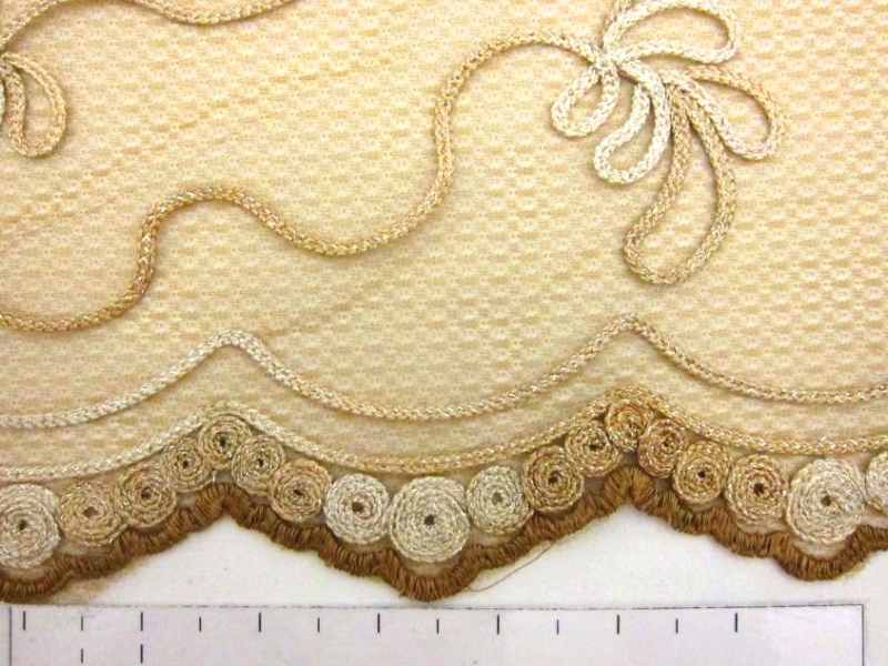 Metallic Ribbon Embroidered Souffle1