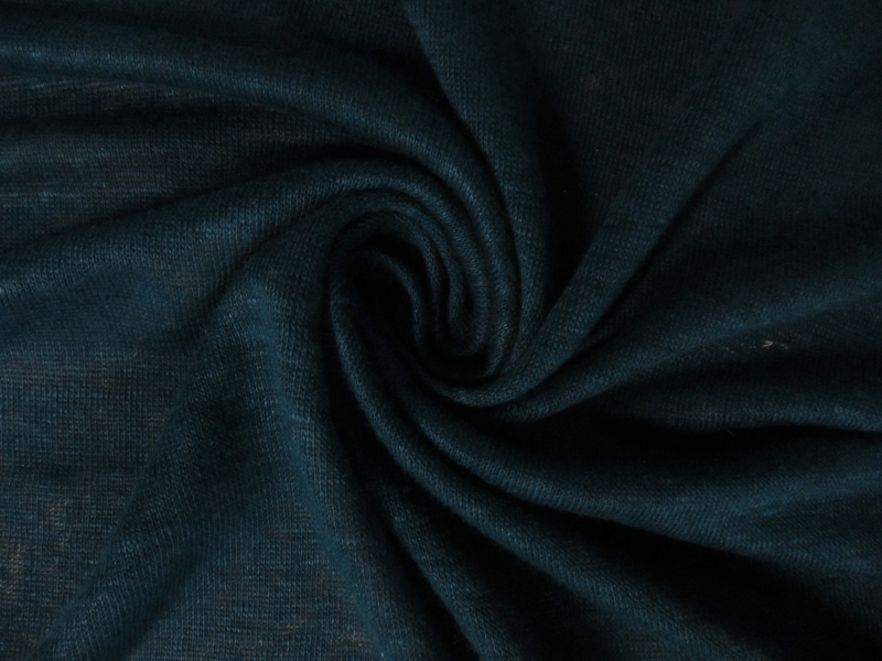 Linen Knit in Teal Blue1