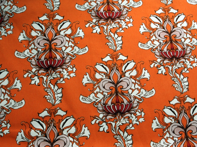 Cotton Sateen Gabardine Print0