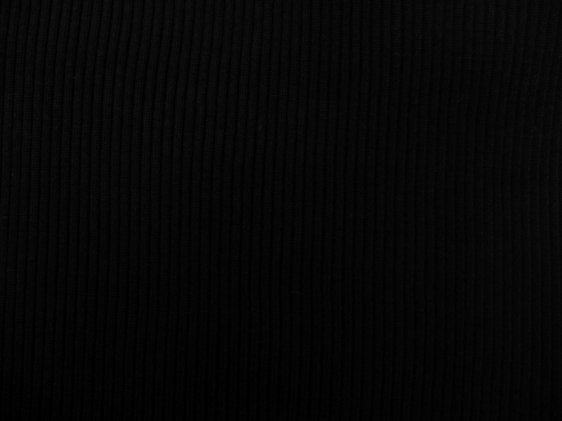 Nylon Rib Knit in Black1