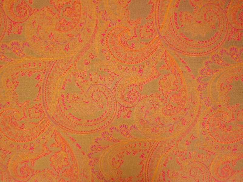 Silk and Cotton Blend Brocade0