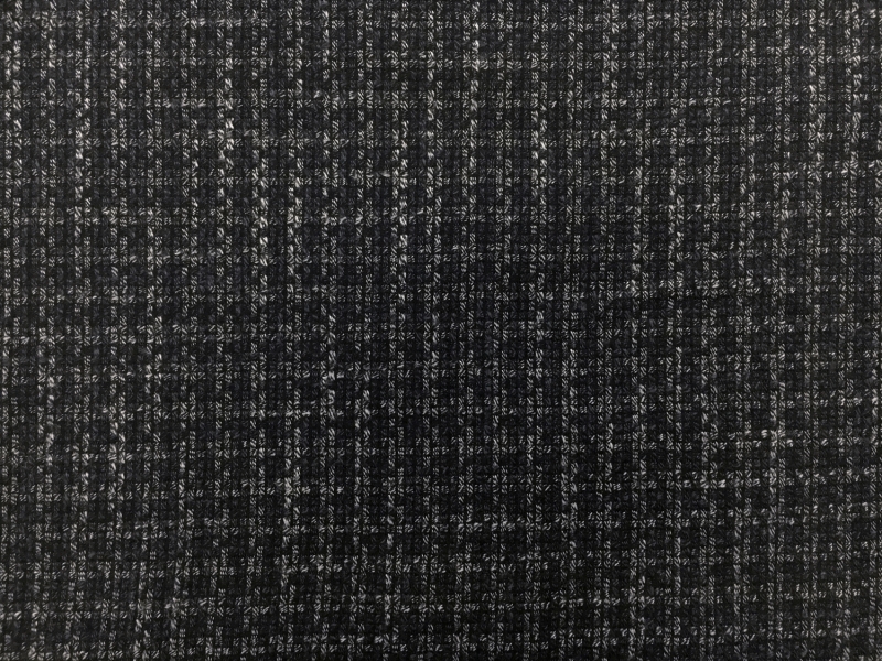 Italian Wool Bamboo Blend Novelty Suiting in Grey0