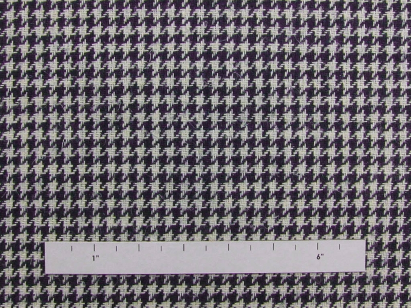 Linen Upholstery Houndstooth 1