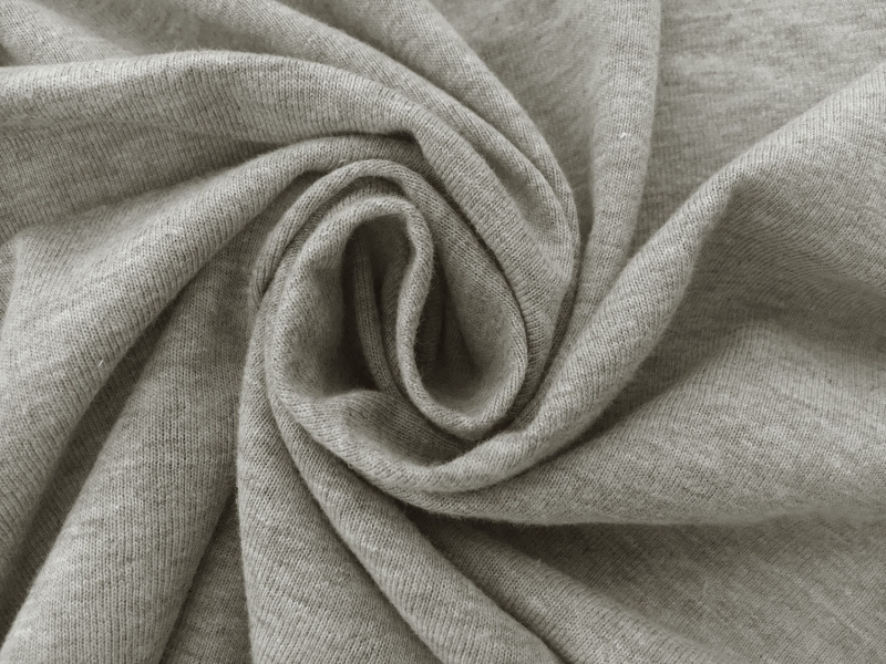 Hemp and Organic Cotton Jersey in Heather Grey1