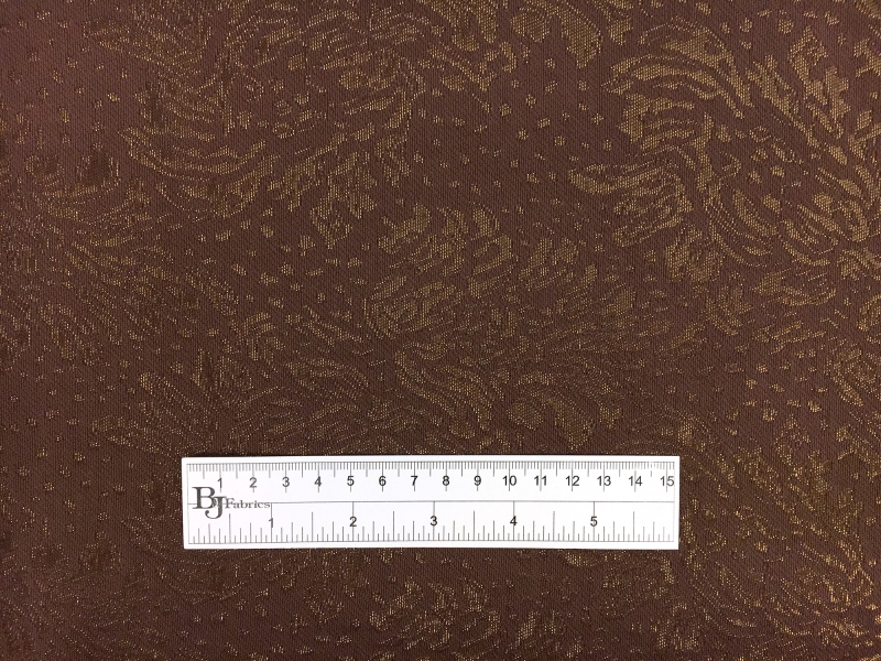 Metallic Jacquard with Light Floral Motifs1