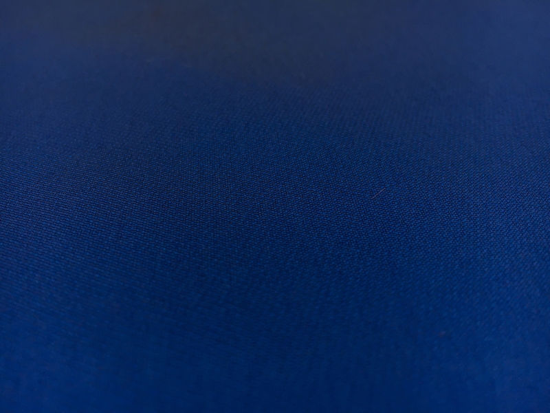 Silk and Polyester Zibeline in Cobalt1
