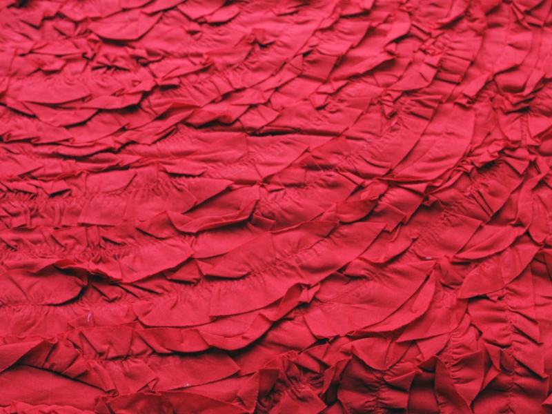 Cotton Lawn Novelty Ruffle0