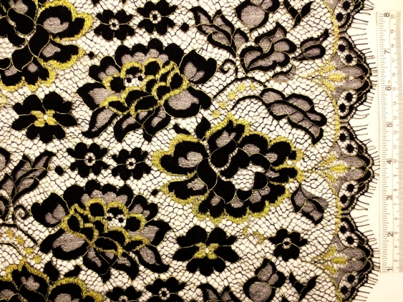 Metallic Chantilly Lace0