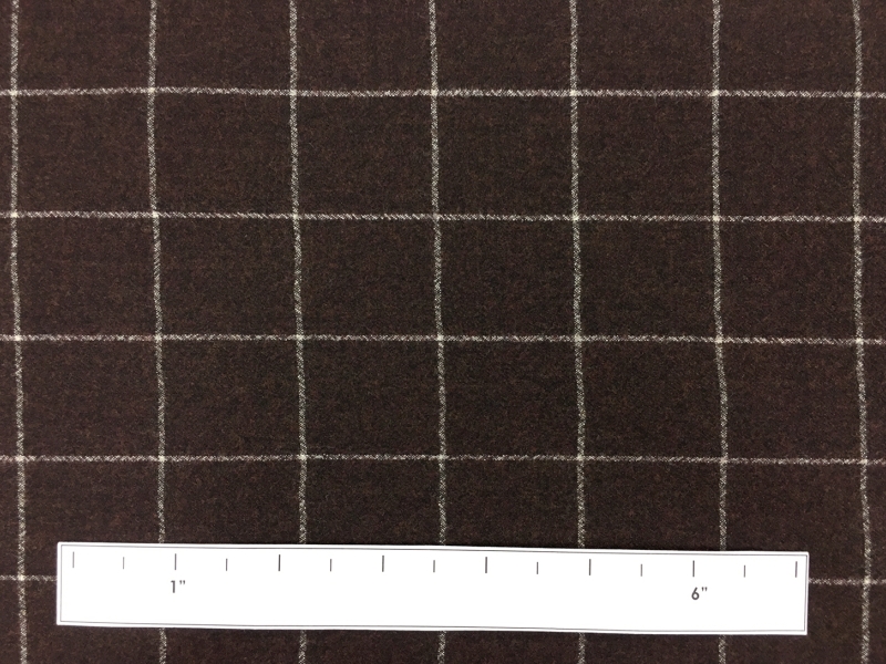 Wool Blend Window Pane Flannel2