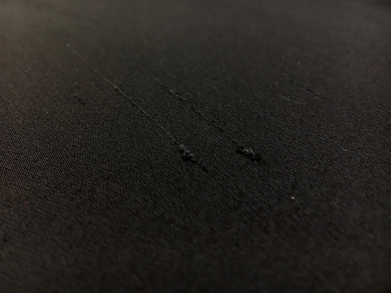 Novelty Couture Silk Gazar Shantung in Black0