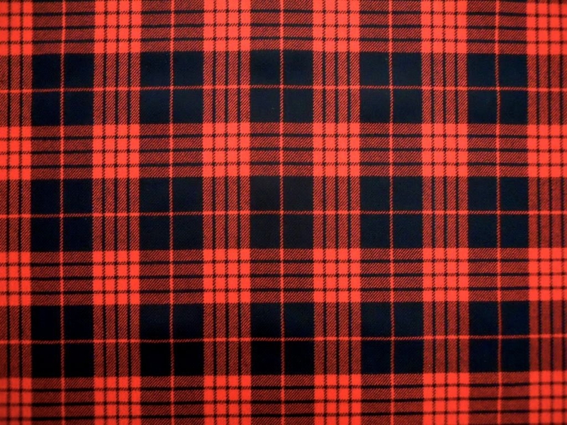 Virgin Wool Plaid0