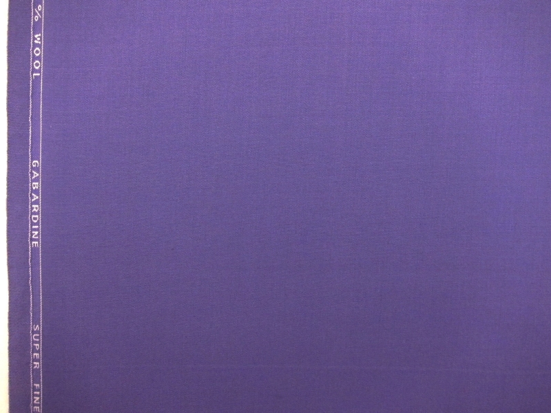 Wool Gabardine in Violet0