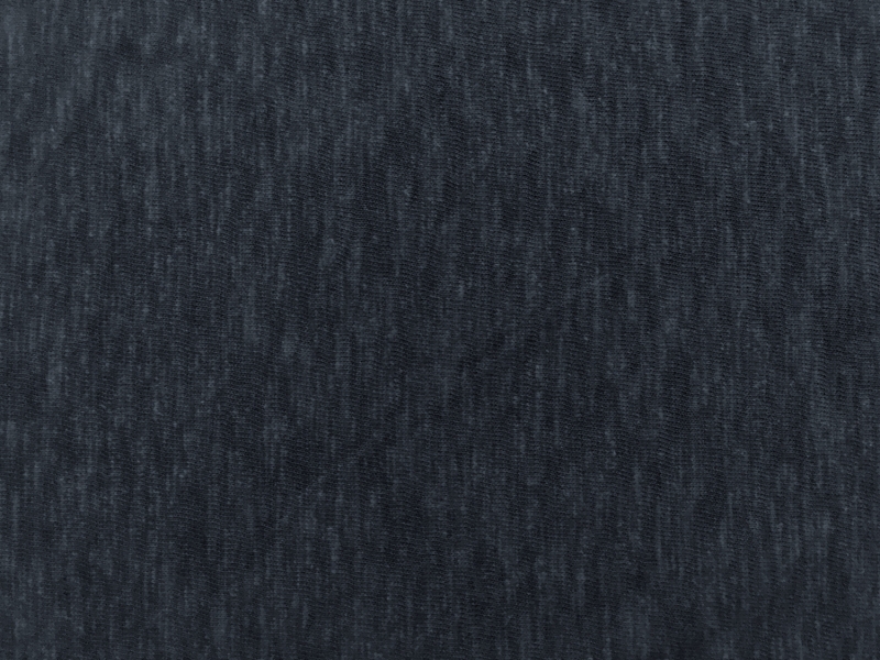 Japanese Cotton Knit in Dark Heather Blue0