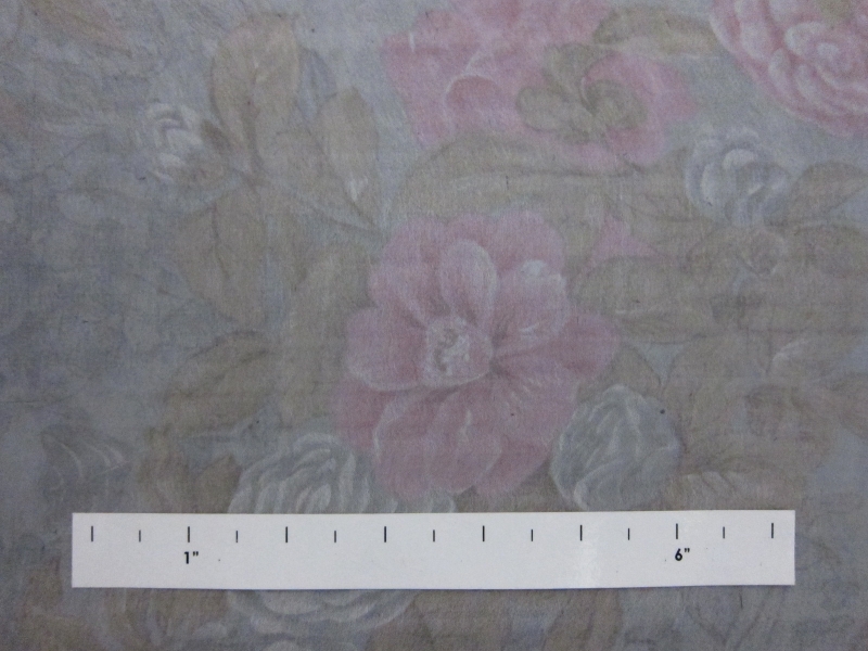 Iridescent Silk Chiffon Print0