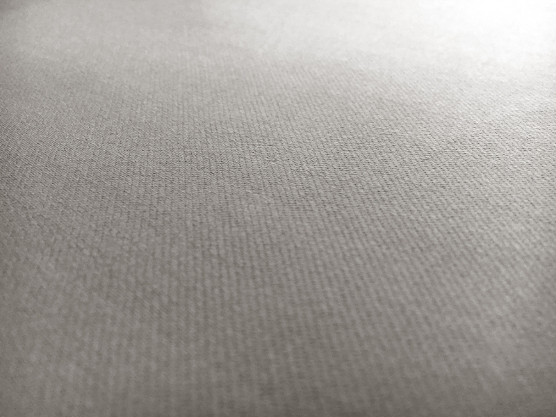 Italian Wool Satin Faille in Stone Grey2