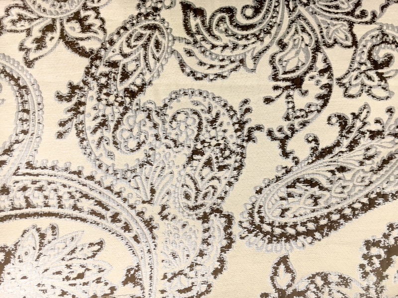 Extra Wide Doubleface Jacquard Large Paisley Pattern2