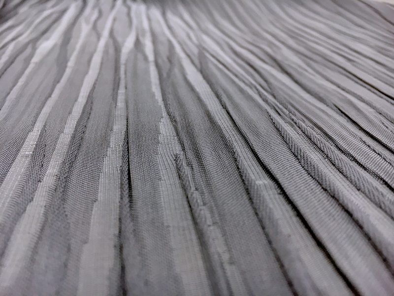 Wide Width Polyester Ripple Cloth in Iron0