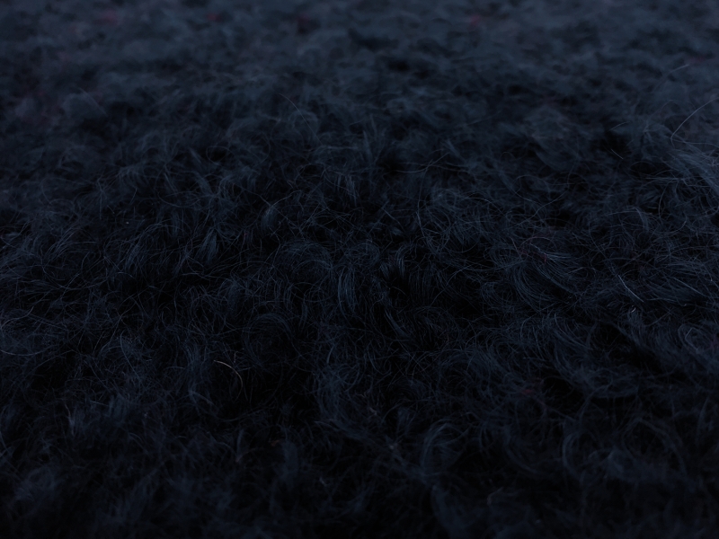 Acrylic and Mohair Wool Blend Knit Bouclé0