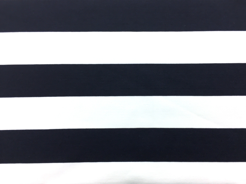 Cotton Lycra Ponti Stripe0