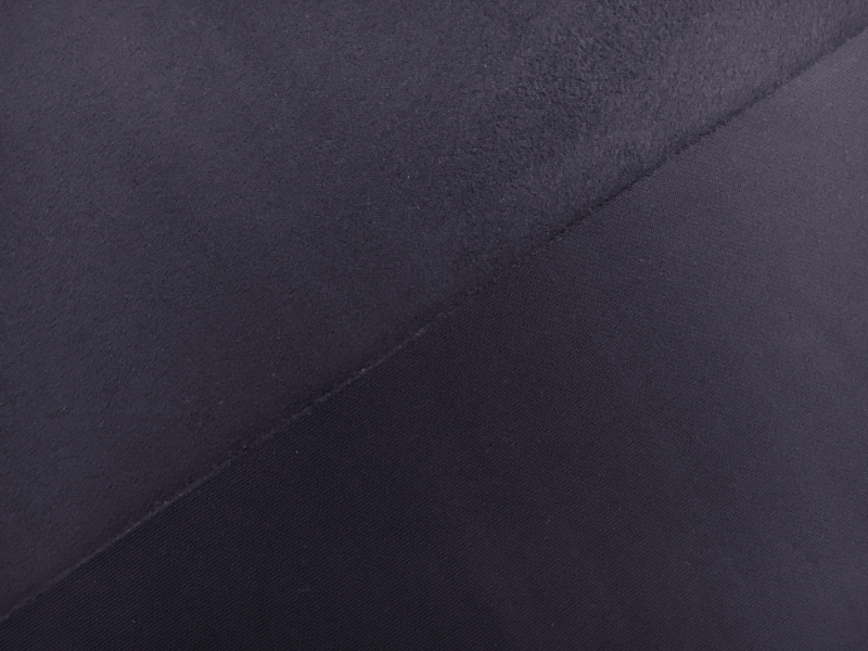 Stretch Suede with Scuba Backing in Navy1