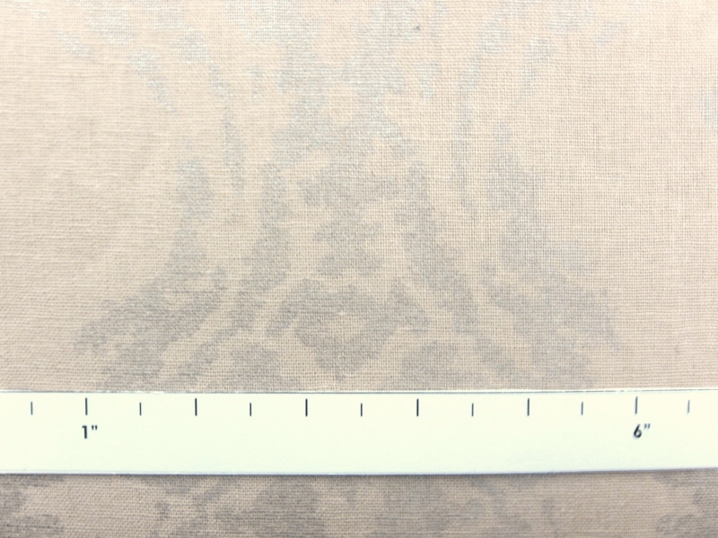 Cotton Linen Foil Print1