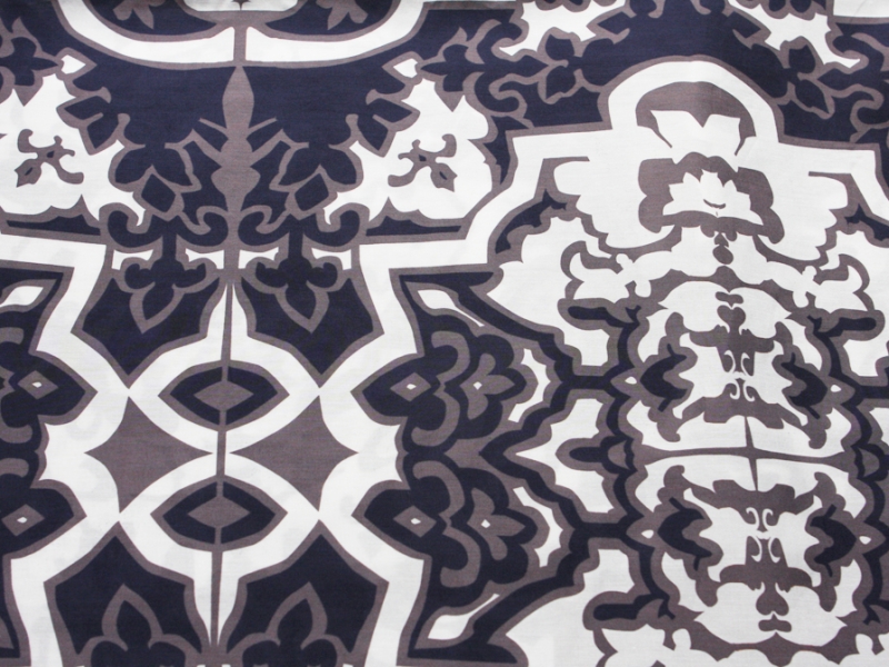 Cotton Silk Voile Print0