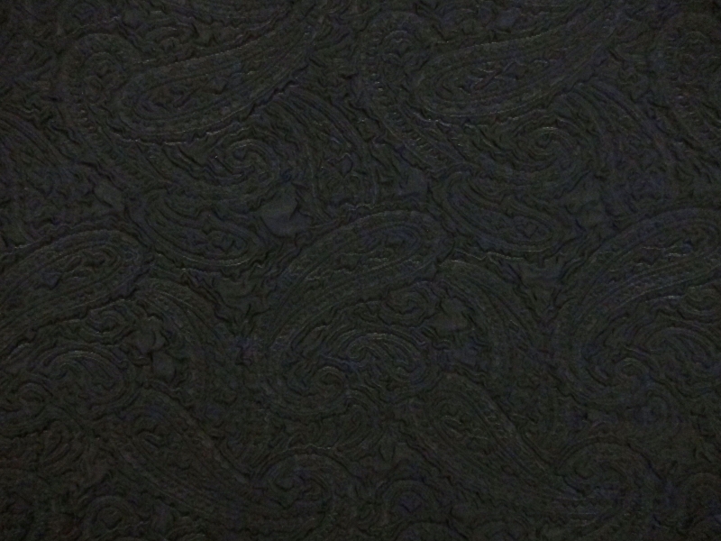 Silk Blend Matelasse Organza0