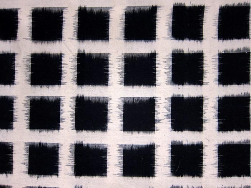 Cotton Ikat Squares Repeat0
