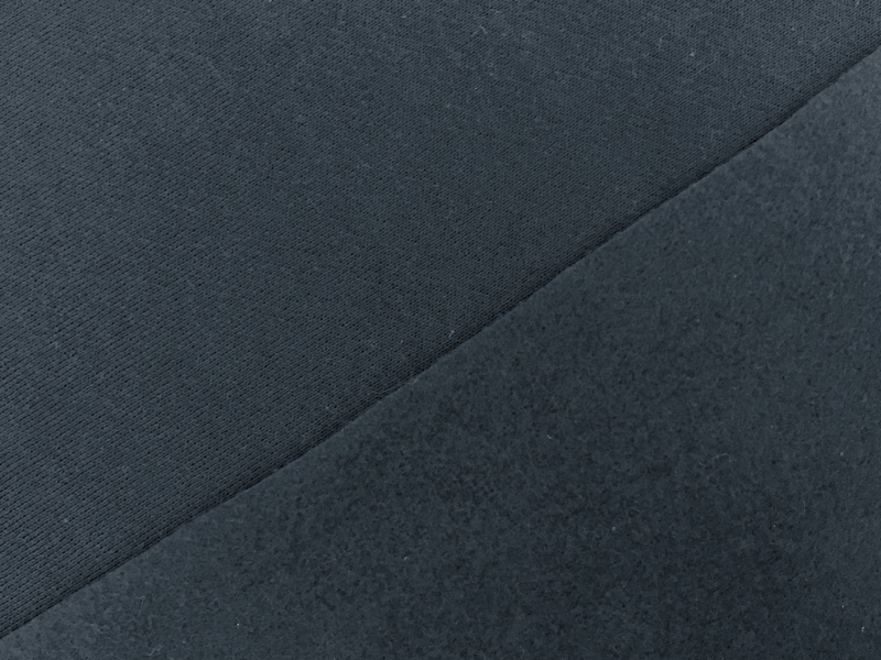 Japanese Cotton Sweatshirt Fleece in Prussian Blue0