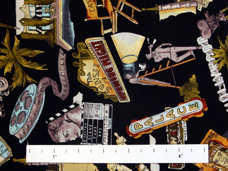 Printed Silk Crepe de Chine0