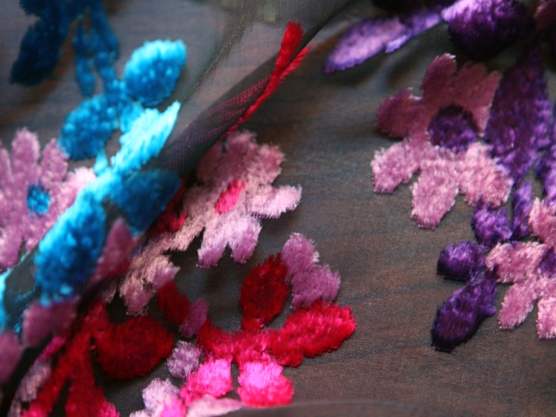 Silk Rayon Burnout Velvet3