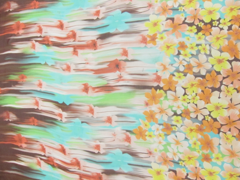 Printed Silk Chiffon0