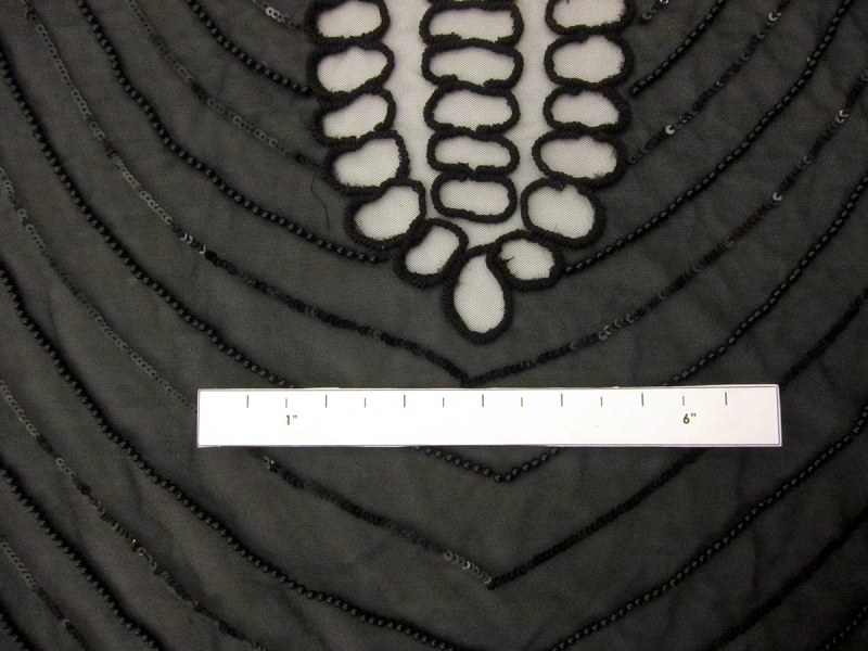 Novelty Beaded and Embroidered Tulle Panel3