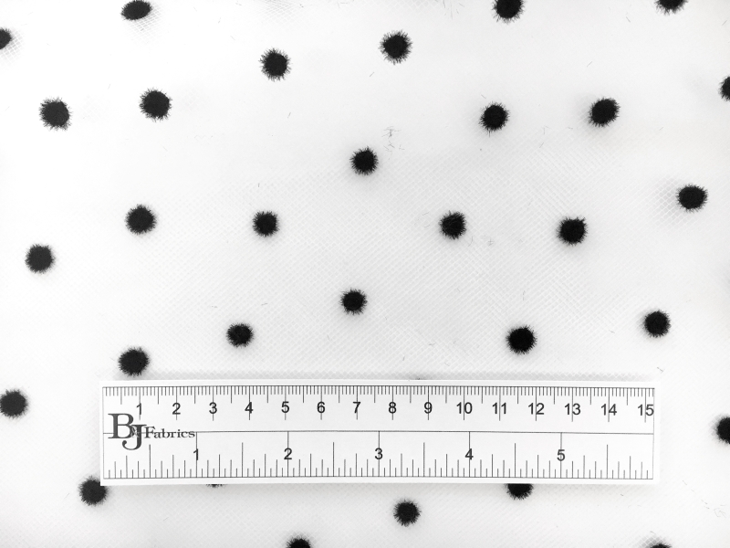 Polka Dot Flocking on Tulle1