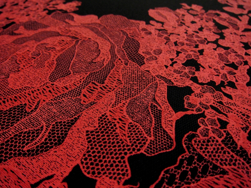 Printed Silk Couture Gazar1