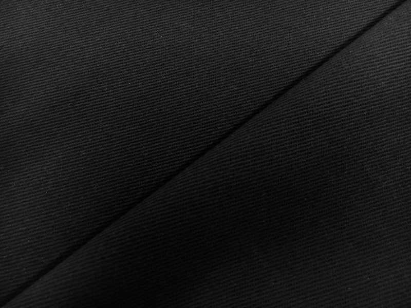 Italian Wool Blend Stretch Doubleface Twill Coating in Dark Brown0