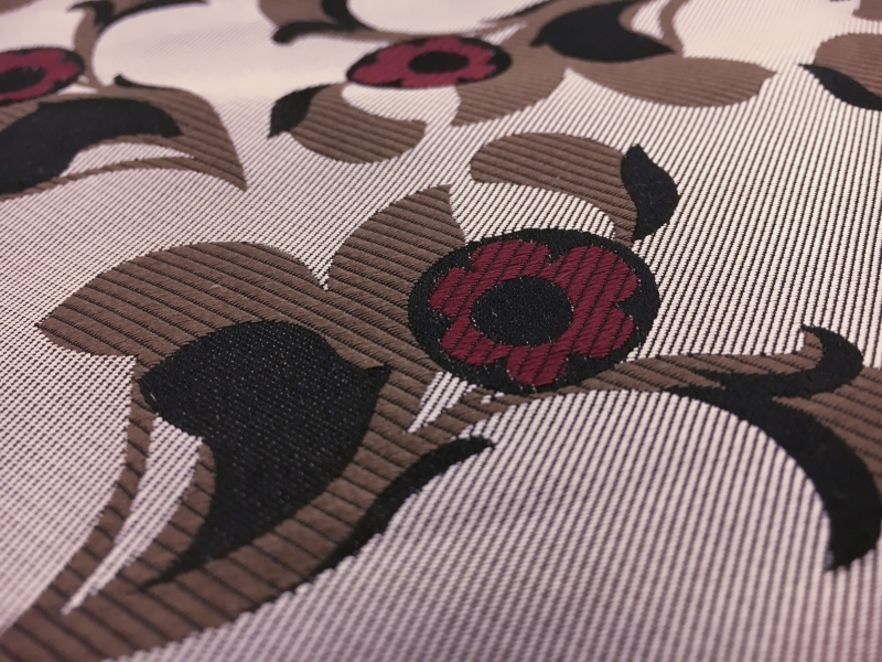 Silk Damask with Medieval Floral Motifs2