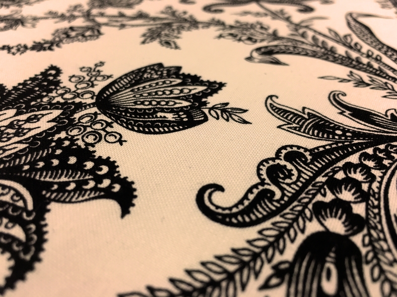 Cotton With Paisley Print2