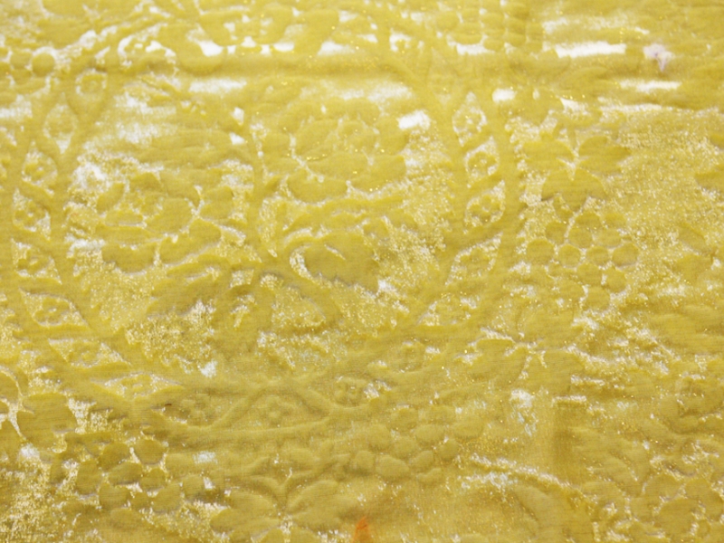 Embossed Silk Lurex Panné Velvet0